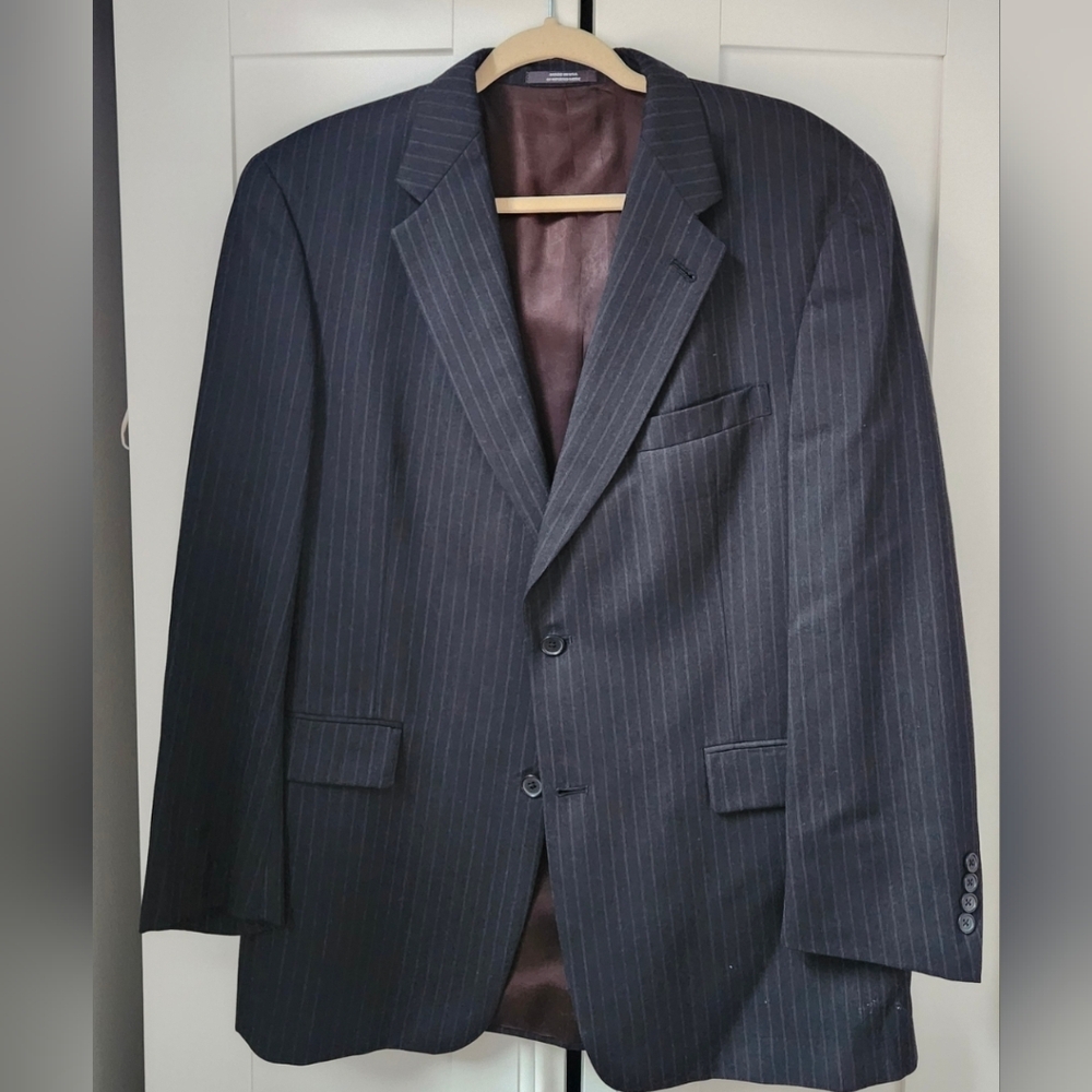 Austin Reed Black Pinstripe Men's Blazer